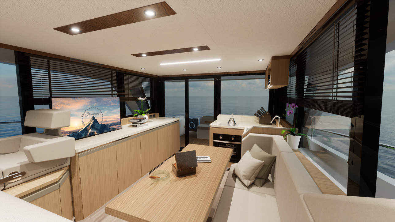 Greenline 42 Main Salon V4