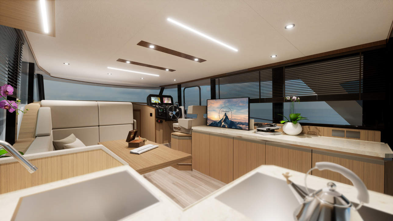 Greenline 42 Main Salon V2