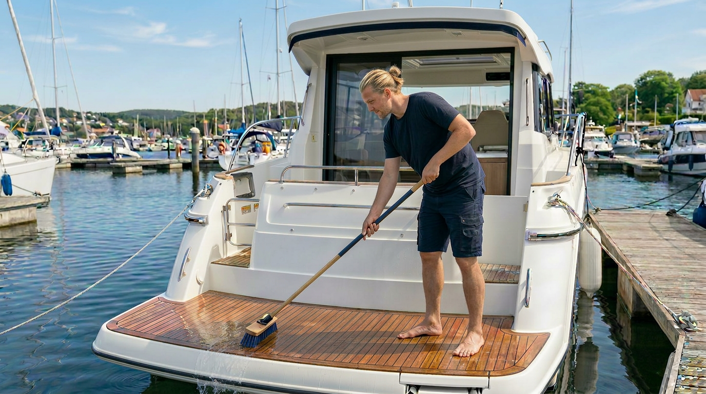 Reinigung aussen, Boot Reinigung aussen