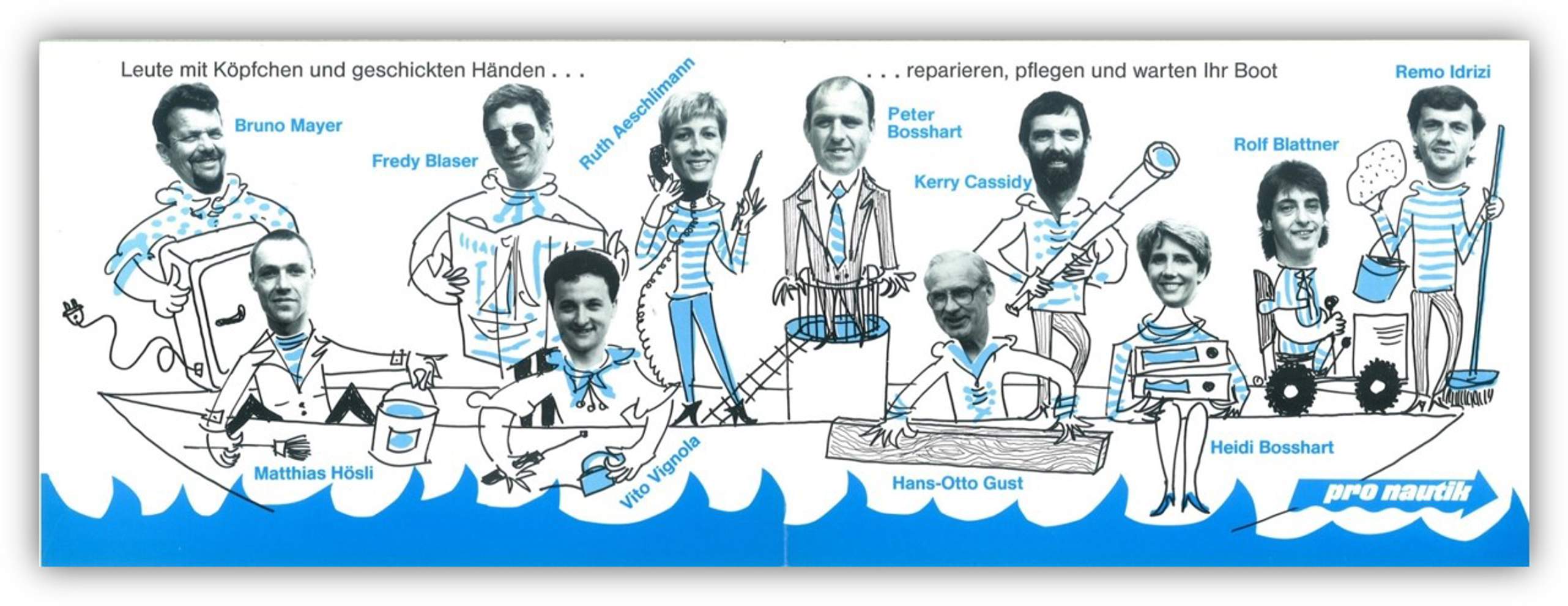 1990 Pro Nautik Werbung