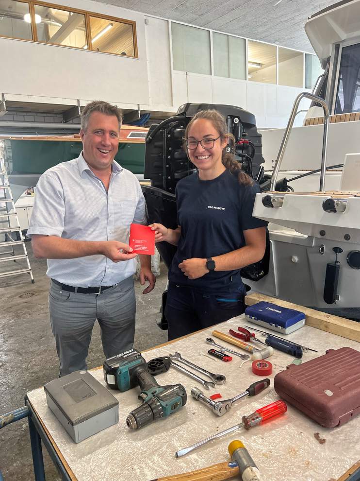 Fähigkeitszeugnisübergabe